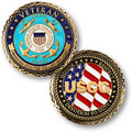 U.S. Coast Guard Veteran Coin
